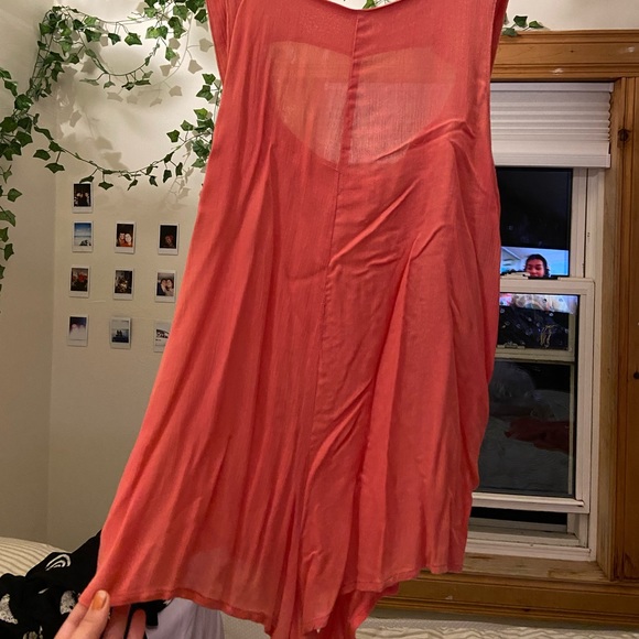 Pink flowy jumpsuit - Picture 2 of 2